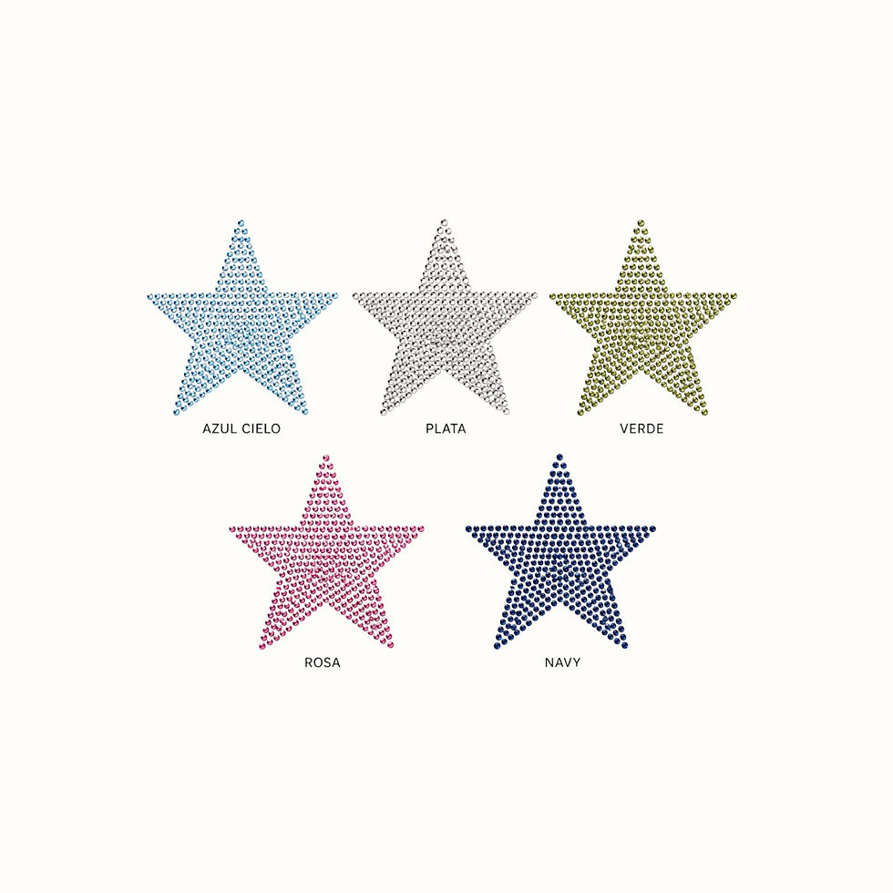 Miniatura: JEANS GLITTER STARS CRYSTAL 