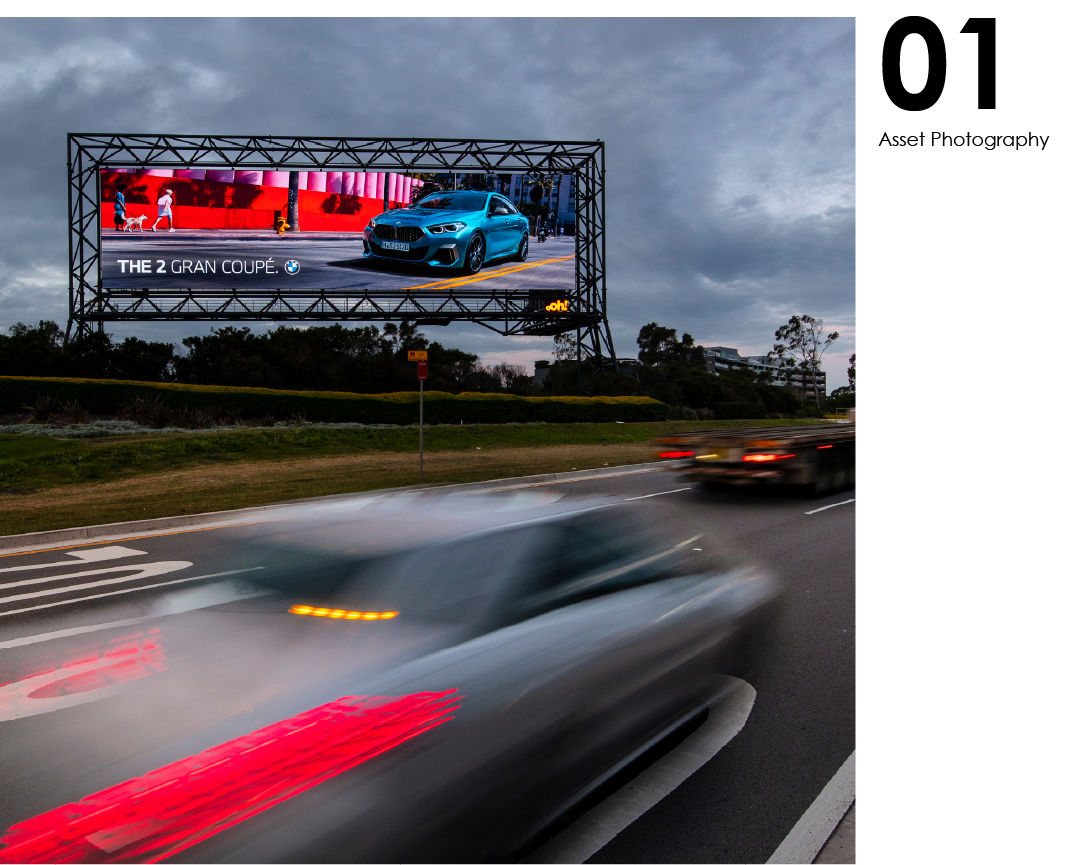 Brand Design. Image Style. Asset Photography. oOH! Media .