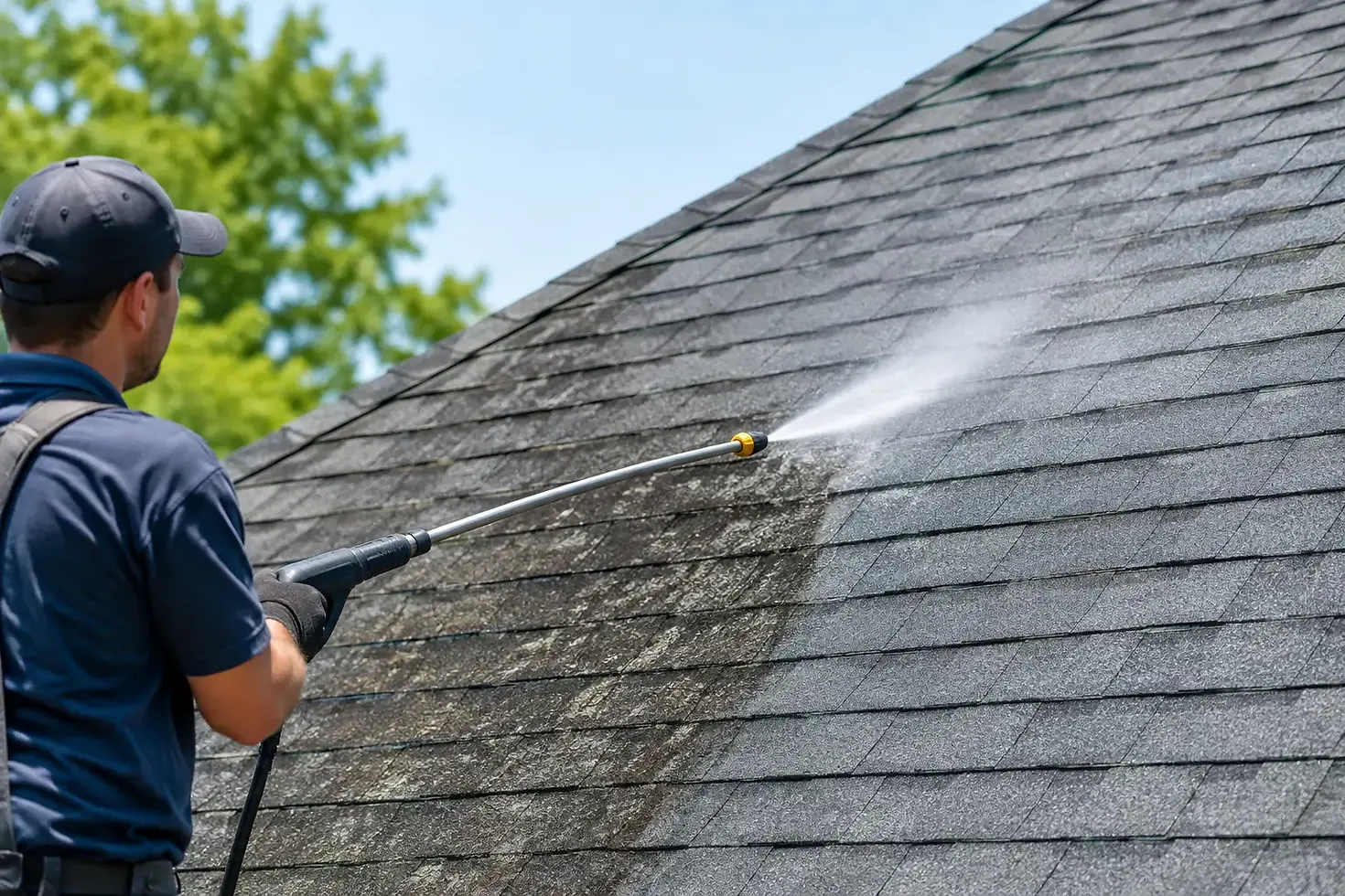 Does Soft Washing Damage Shingles?