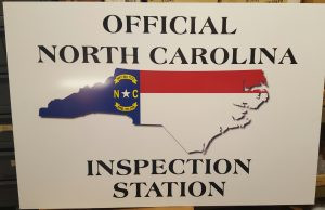 STATE INSPECTION SIGN | NC AUTO