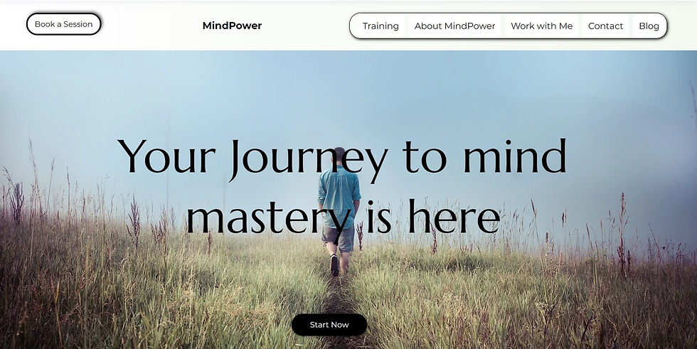 Mindset Coaching Website template