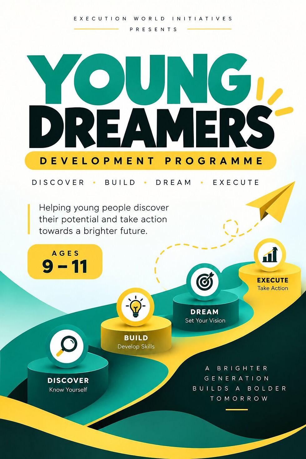Young Dreamers development Programme to help children from the ages from 8 years to 13 fin