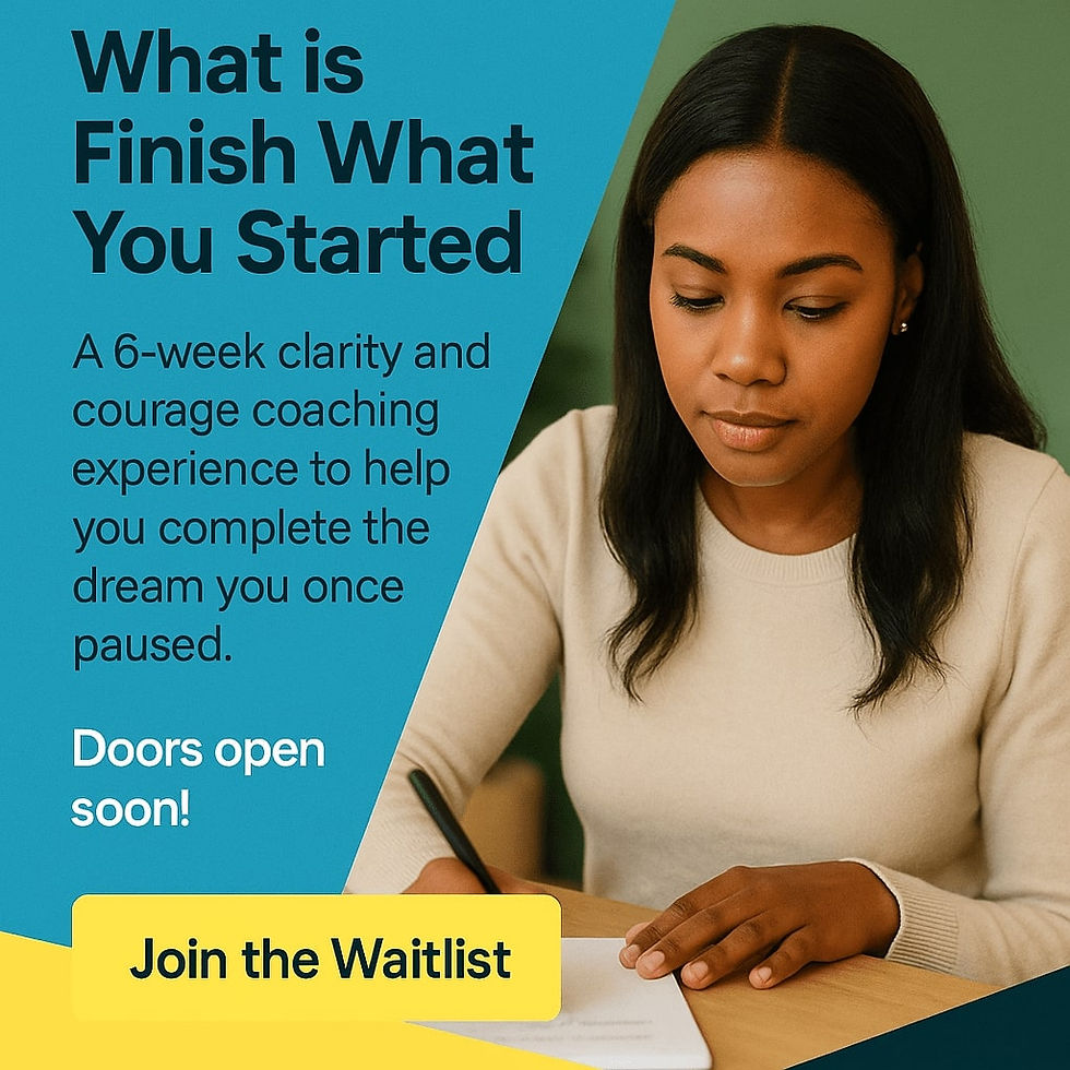 Finish What You Started