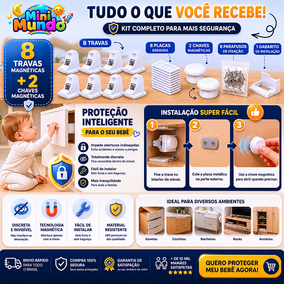 Miniatura: Trava Magnética Infantil™