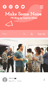 Se alla mallar website templates – PR-blogg