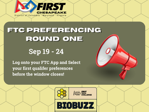 Qualifier Preferencing Round 1 Opens Saturday