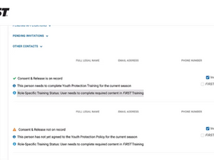 Verify your HQ Registration Payment and Competition Ready Status for the FTC App