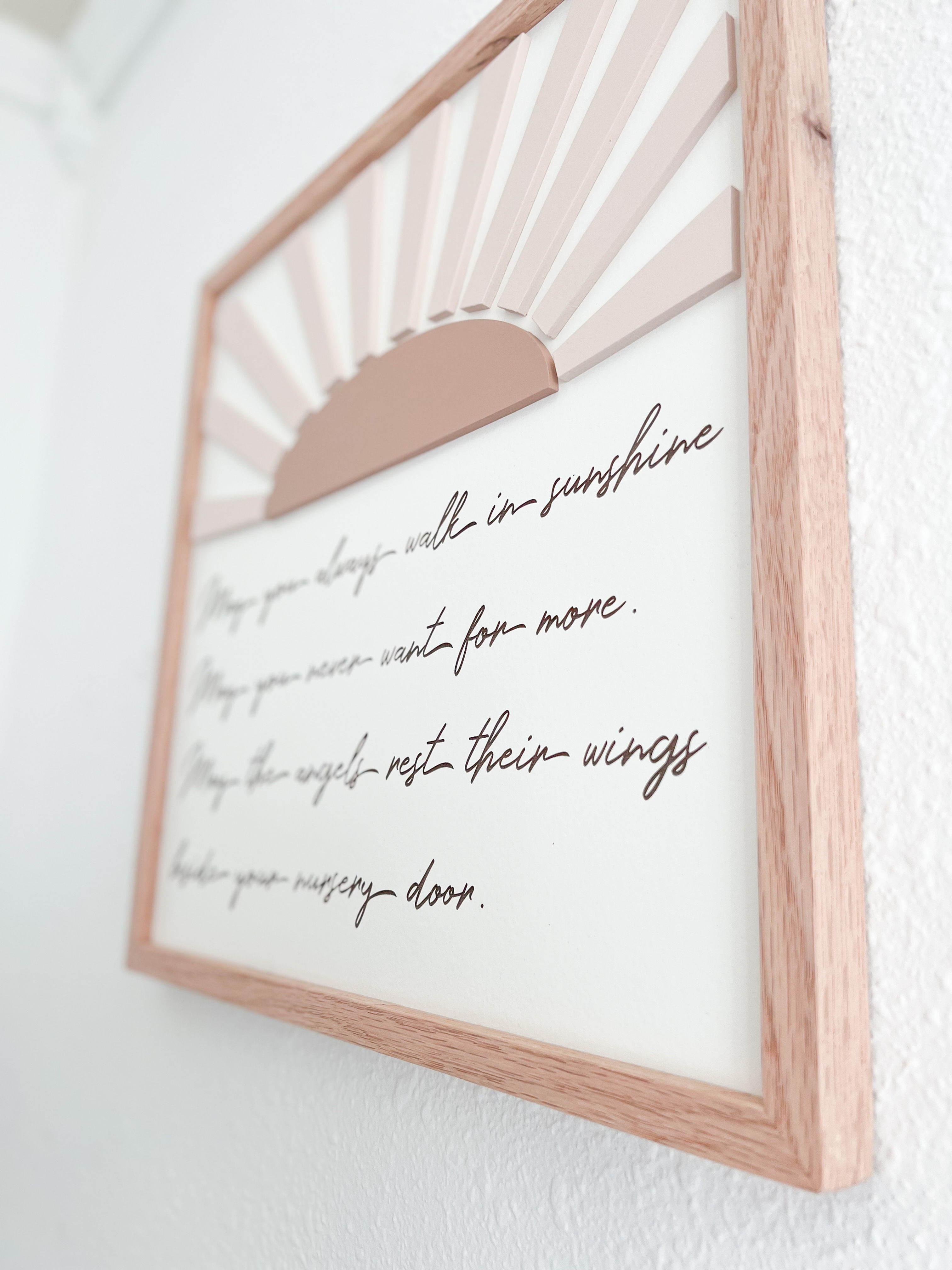 Irish Nursery Prayer Sign | Nursery/Children's Room Wooden Sign