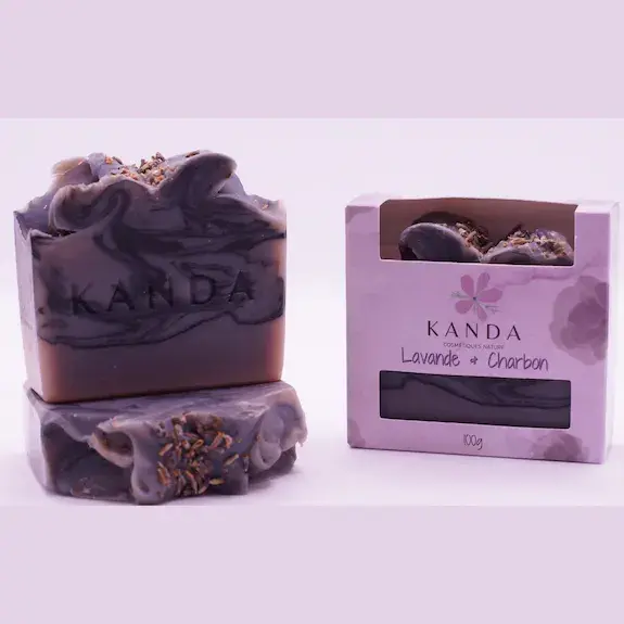 Savon Lavande Charbon KANDA
