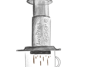 dessin d'AeroPress