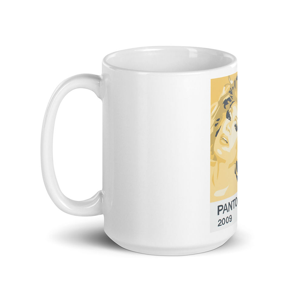Thumbnail: White glossy mug - Erin Brockobic Serving Mimosa