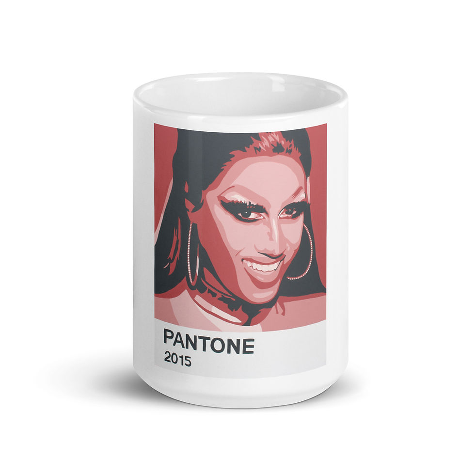Thumbnail: White glossy mug - Priyanka Serving Marsala