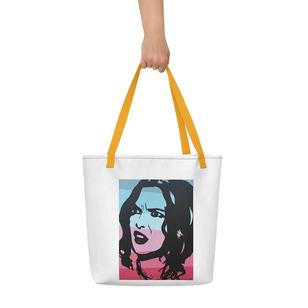 Thumbnail: All-Over Print Large Tote Bag - I Don’t Understand (Winona Ryder)