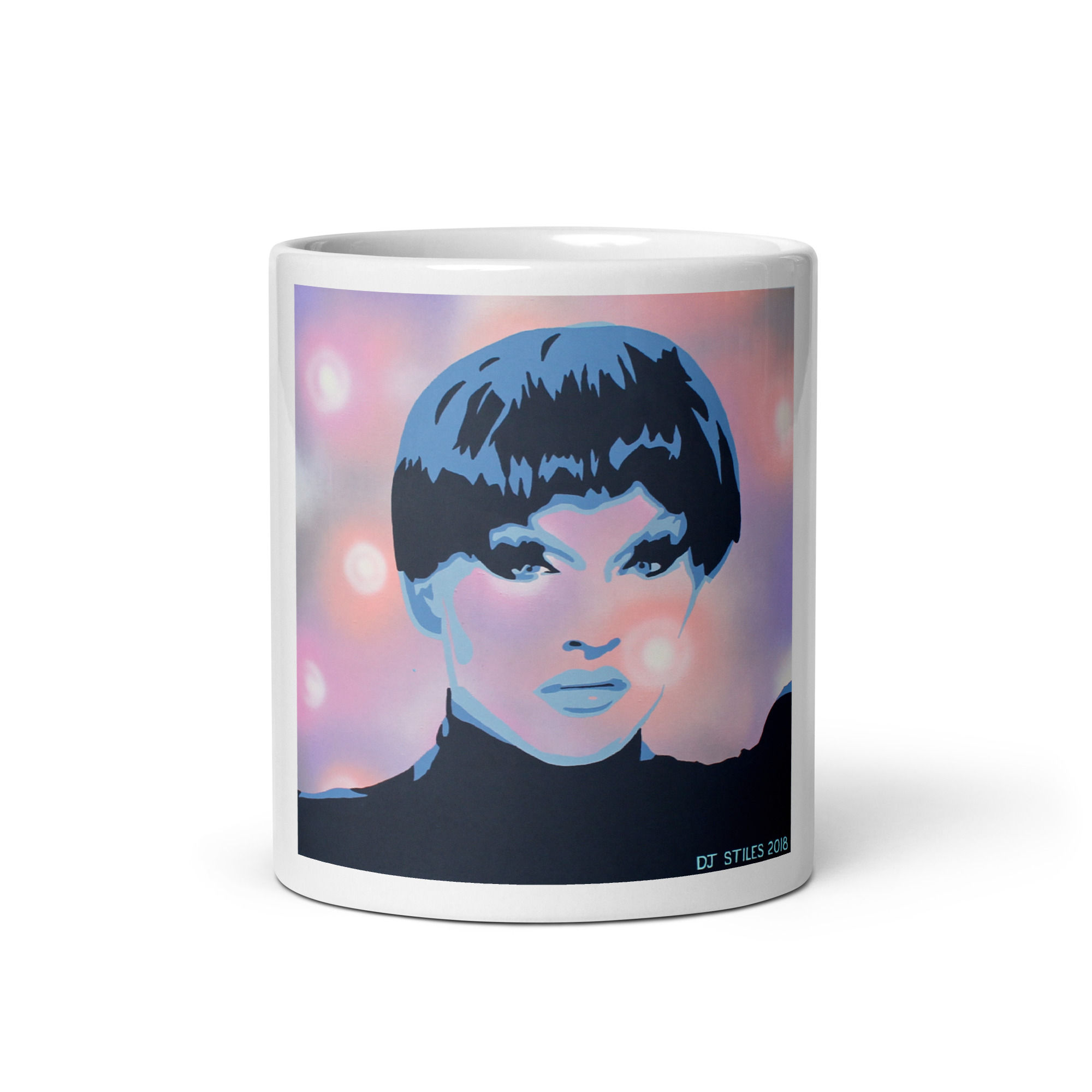 White glossy mug - Erin Brockobic