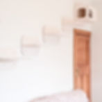 Thumbnail: Wall Mounted Cat Bed Whitewash