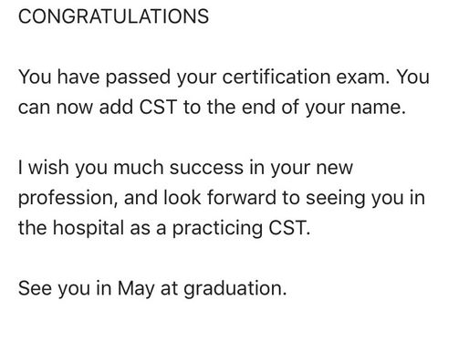 And just to make it official..test results are in!