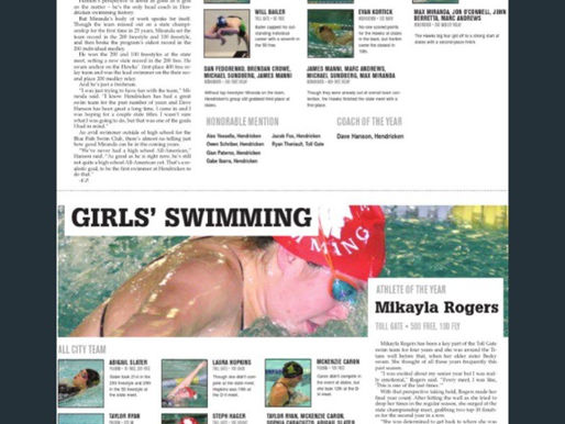 Congratulations to Stephanie for making Warwick’s All City Girls Swim Team!