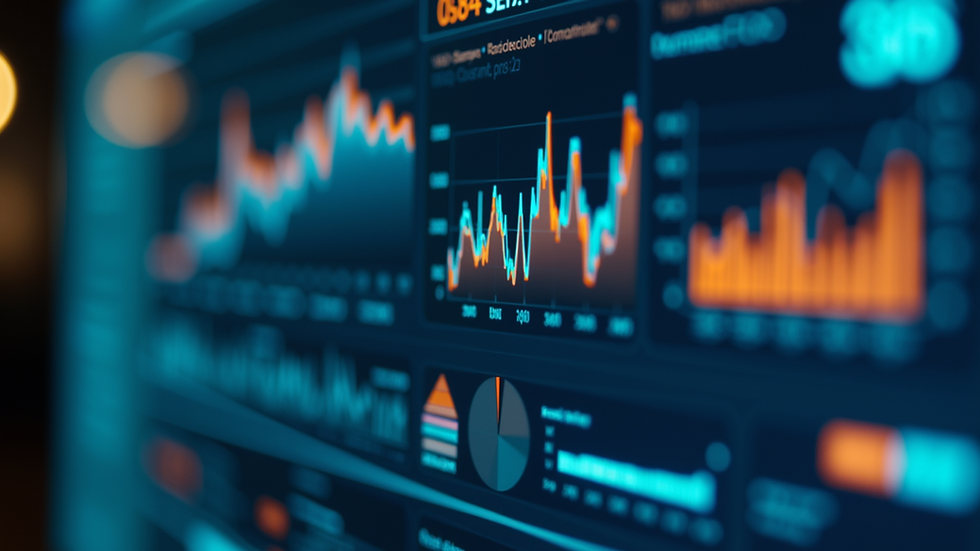 Eye-level view of a digital dashboard showing partner performance metrics