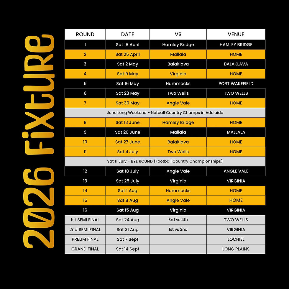 2026 Long Plains Fixture