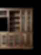 walnut entertainment center wall unit