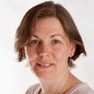 A smiling woman