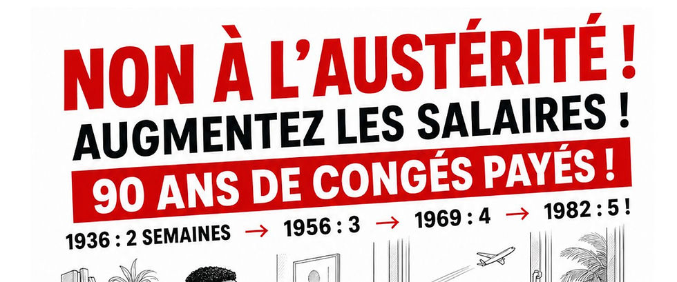 🔴InFO militante - Plus d’un quart de la population privé de vacances