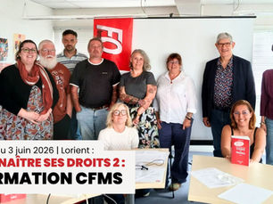 🔴Formation CFMS : Connaitre ses droits 2 | Lorient 