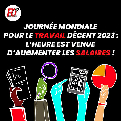 travail : augmenter les salaires! FO56 communiqué