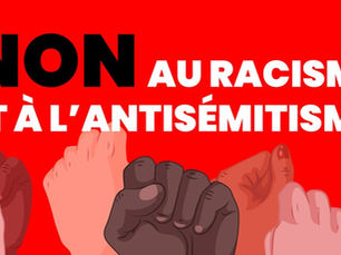 Communiqué de presse | Non au racisme et à l’antisémitisme !