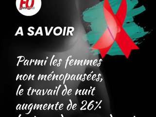 On manifeste à travers un ruban rose, notre attachement à la lutte contre le cancer du sein