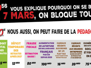 🔴✊FO56 vous explique pourquoi le 7 MARS ON BLOQUE TOUT !