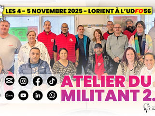 ⚡Atelier du Militant 2.0 : quand Force Ouvrière forme ses adhérents à la communication numérique 💡
