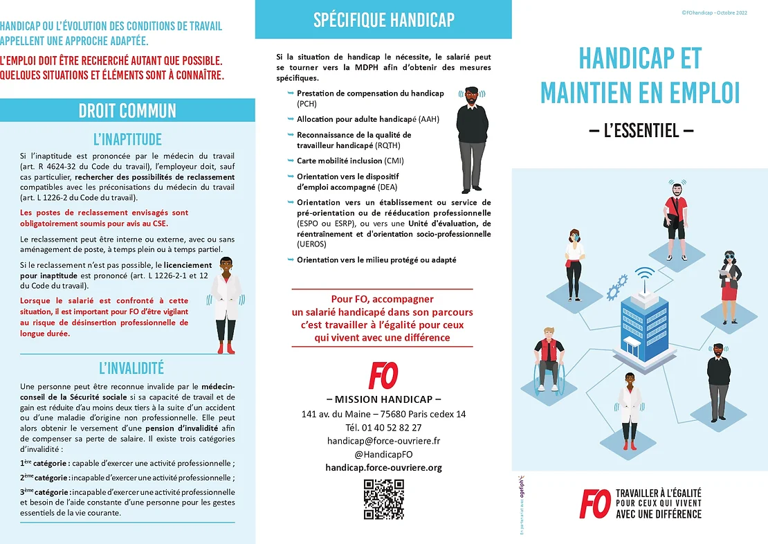 Maintien en Emploi  handicap FO