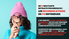 🔴InFO militante | Retraite progressive : les revendications de FO entendues
