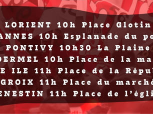 MOBILISATION | 1er MAI : Affiches (dates et lieux) - communiqué intersyndicale - Vidéo