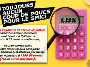 Toujours aucun coup de pouce pour le Smic