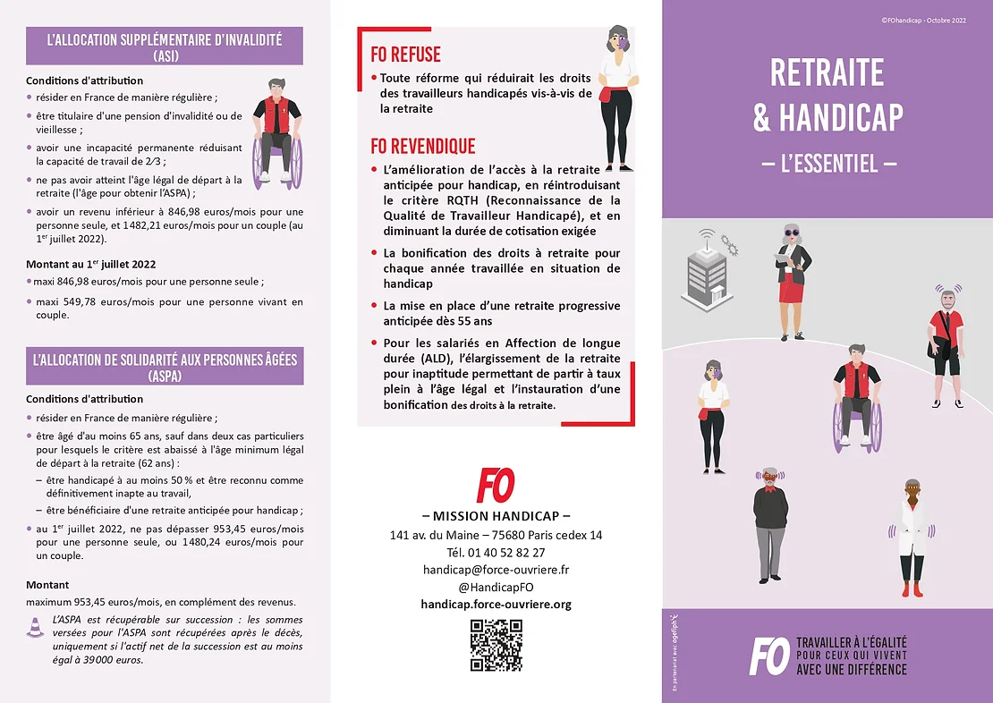 Retraite & handicap FO