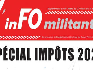❗🔍SPÉCIAL IMPÔTS 2024 : MODE D'EMPLOI FO pour la déclaration sur les revenus 2023
