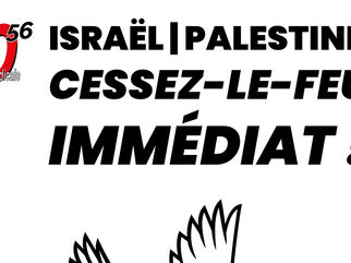Israël – Palestine – cessez-le feu immédiat !