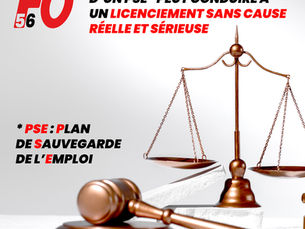 🔴Quand l’élaboration d’un PSE "Plan de Sauvegarde de l'Emploi" peut conduire à un licenciement sans cause réelle et sérieuse