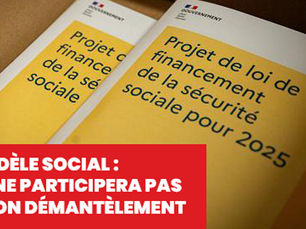 🔴INFO MILITANTE | Modèle social : FO ne participera pas à son démantèlement