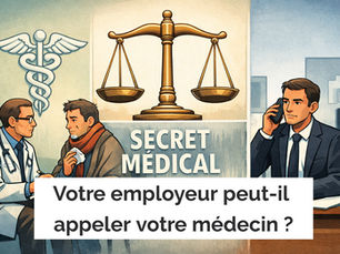⚖️Votre employeur peut-il appeler votre médecin ? 