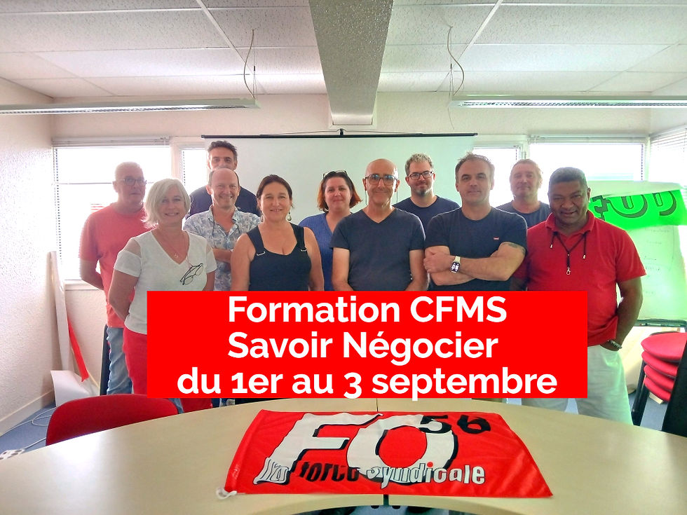 🔎Formation CFMS : Savoir négocier du 1er au 3 septembre à Lorient