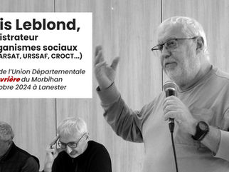 🎬Intervention de Régis Leblond, Administrateur des organismes sociaux | Meeting FO56 24/10/2024 à Lanester