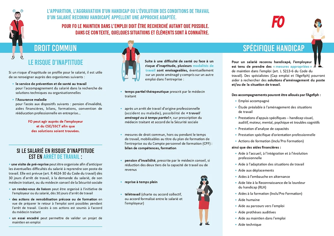 Maintien en Emploi handicap FO