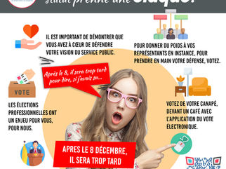 🔴⏰J-1 !! Fonction publique : le vote FO pour se faire entendre