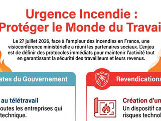 🔴Communiqué de presse : Urgence incendie dans le monde du travail
