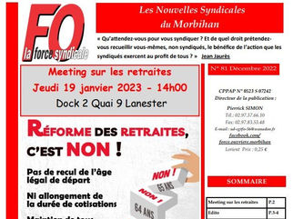 🔴Journal FO56 Décembre 2022