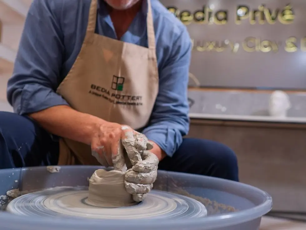 Thumbnail: Bedia Privé: Private Pottery Workshop with Fine Dining for Two Gift Voucher