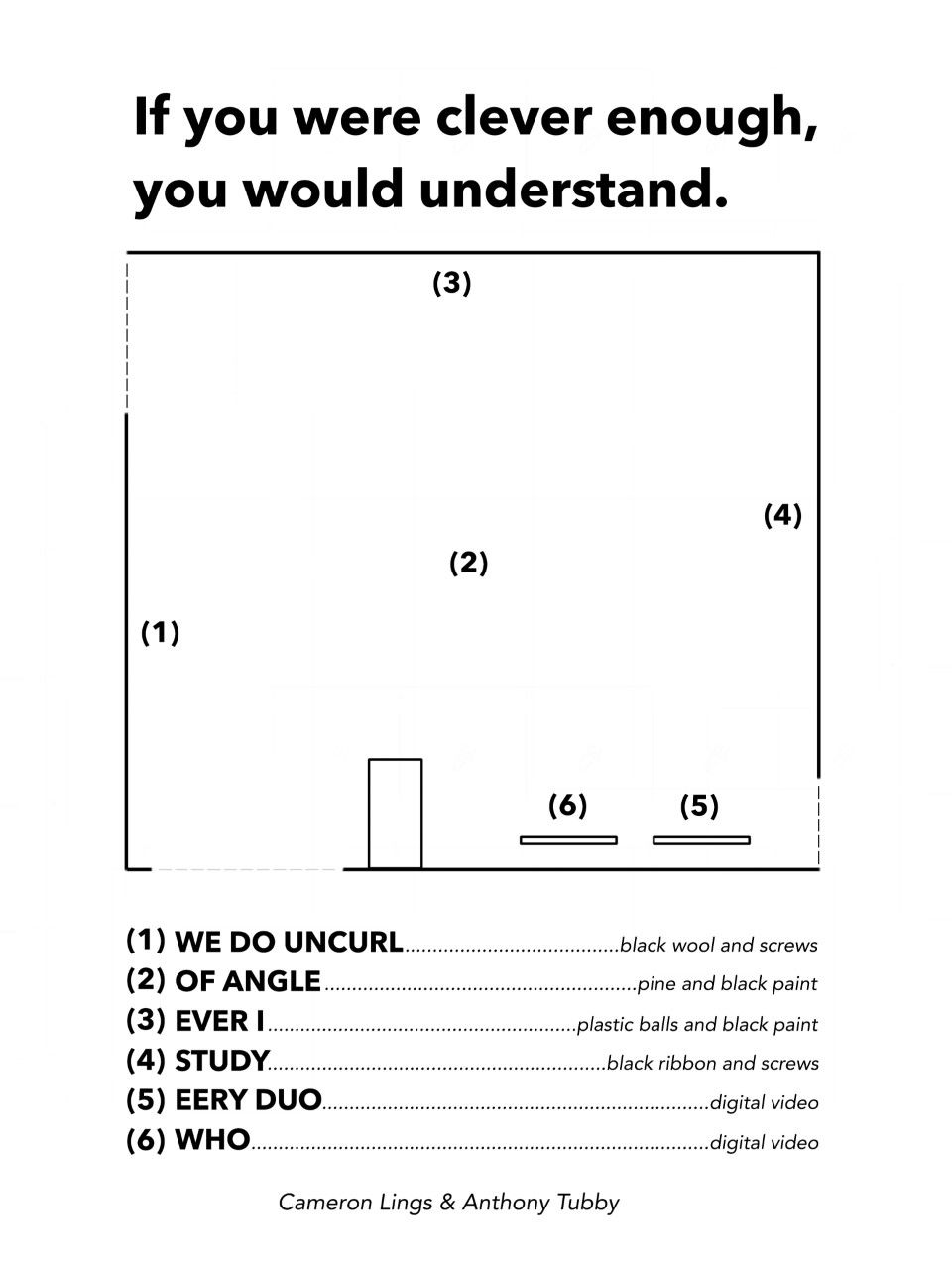 'If You Were Clever Enough, You Would Understand'